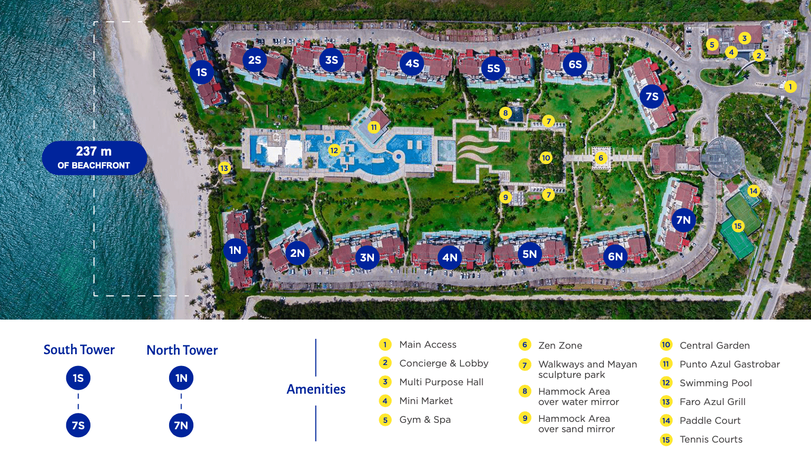Click for a map of the project Amenities